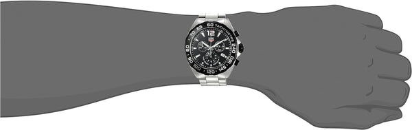 Men'S 'Formula 1' Swiss Quartz Stainless Steel Dress Watch, Color:Silver-Toned (Model: CAZ1010.BA0842)