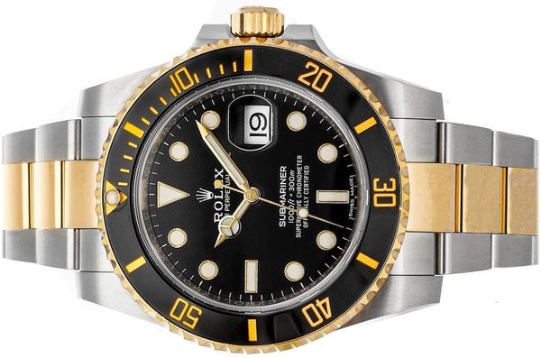 Submariner Date Black Dial Yellow Gold/Steel Men'S Watch 116613LN-0001