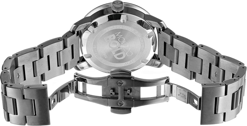 Women'S 3600103 Bold Gunmetal-Tone Bracelet Watch with Swarovski Crystals