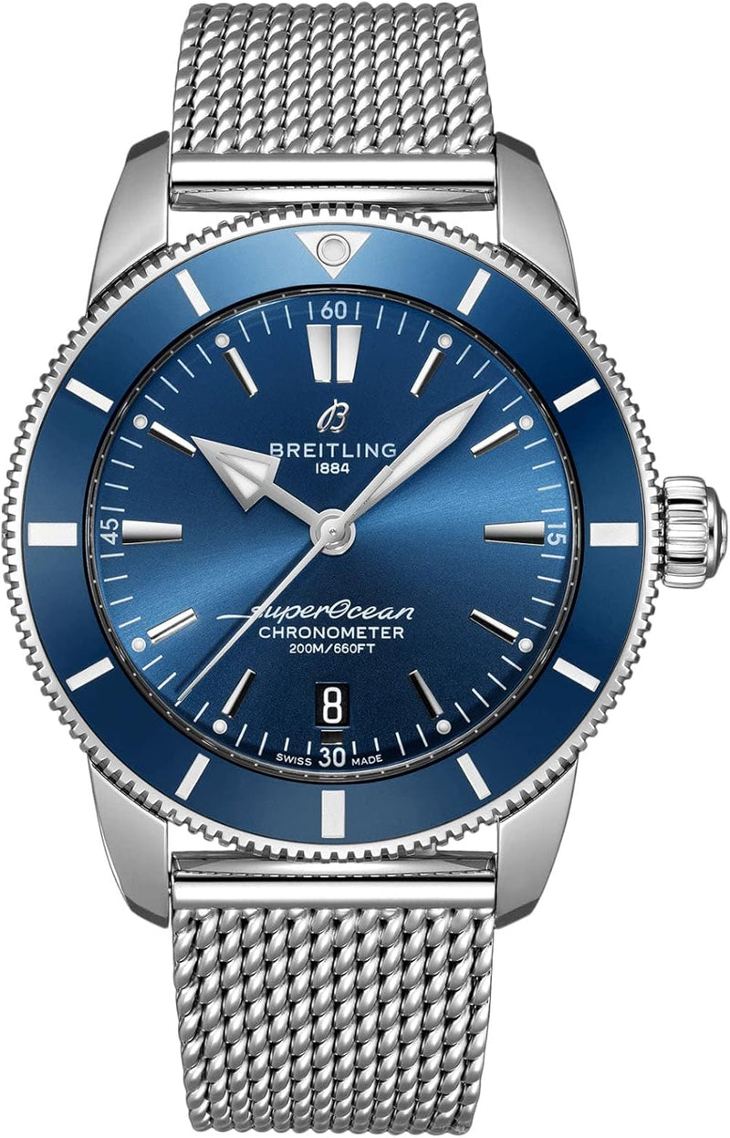 Superocean Heritage II Automatic Chronometer 44 Mm Blue Dial Men'S Watch AB2030161C1A1