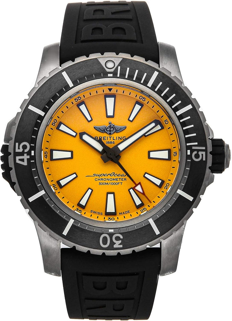 Superocean Titanium with Yellow Dial 48Mm Mens Watch E17369241I1S1