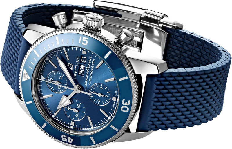 Superocean Heritage II Chronograph Automatic Blue Dial Men'S Watch A13313161C1S1