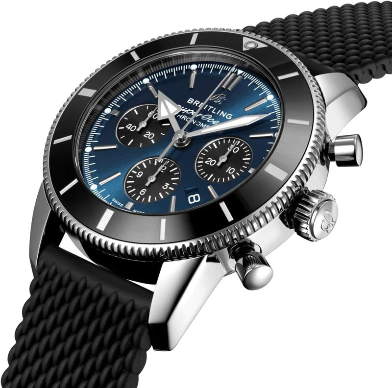 Superocean Heritage II Chronograph Automatic Blue Dial Men'S Watch AB0162121C1S1