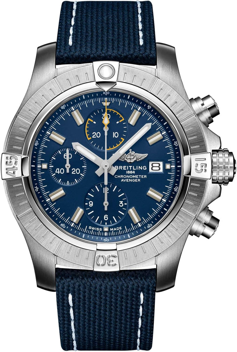 Avenger Chronograph 45Mm Mens Blue Watch