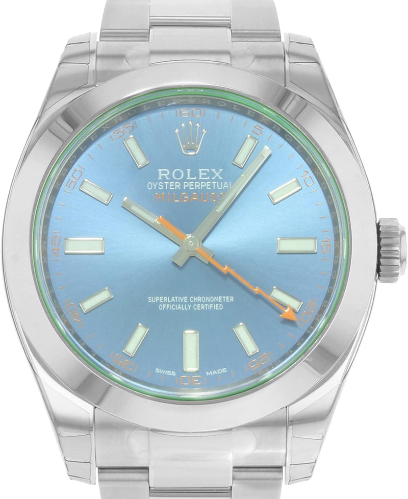 Milgauss 40 Blue Dial Stainless Steel Men'S Watch 116400Gv