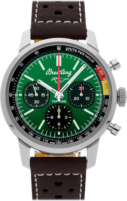 Top Time Automatic Green Dial Watch AB01762A1L1X1 (Pre-Owned), Brown
