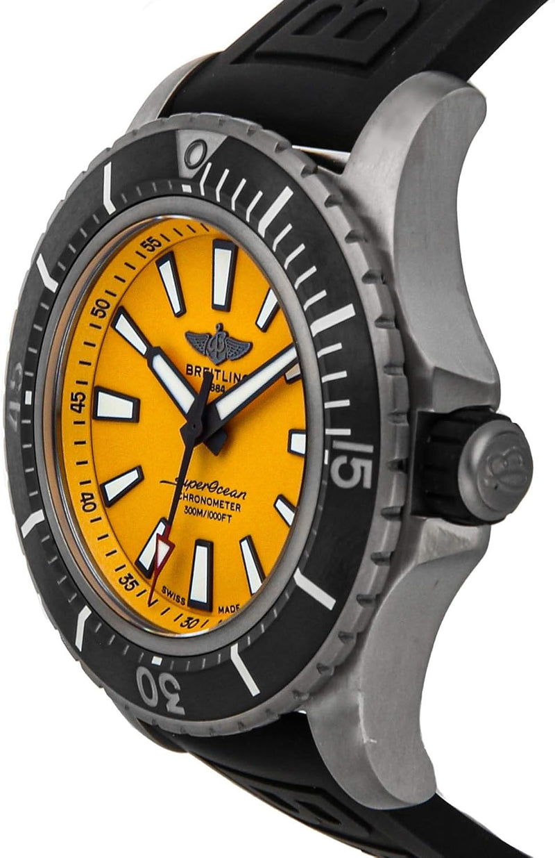 Superocean Titanium with Yellow Dial 48Mm Mens Watch E17369241I1S1