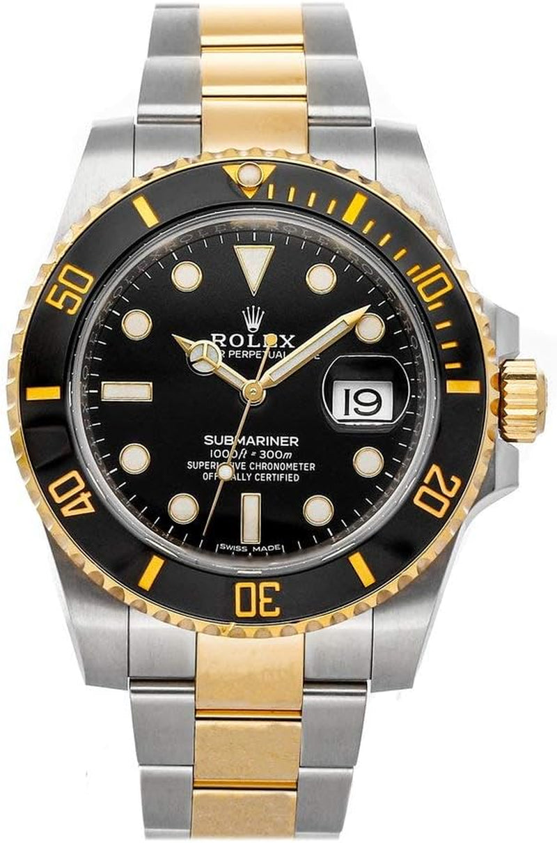 Submariner Date Black Dial Yellow Gold/Steel Men'S Watch 116613LN-0001