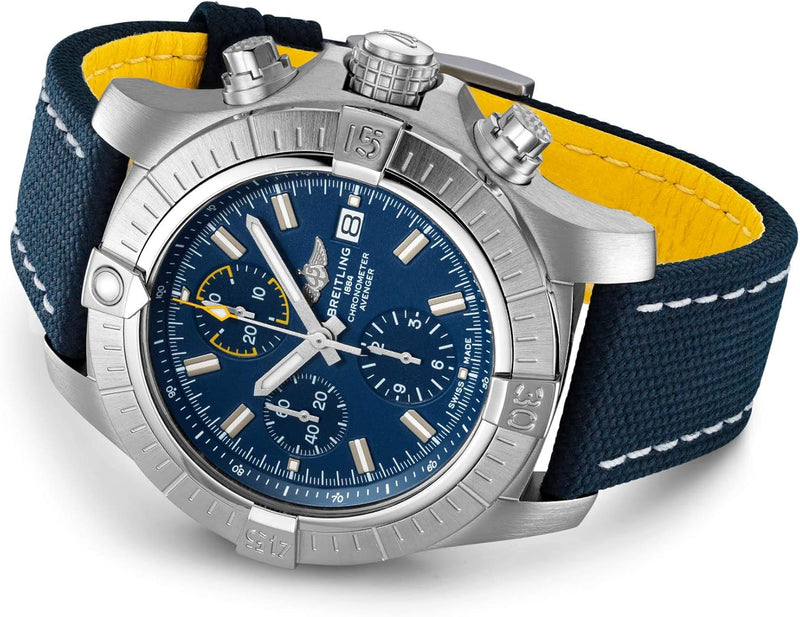 Avenger Chronograph 45Mm Mens Blue Watch