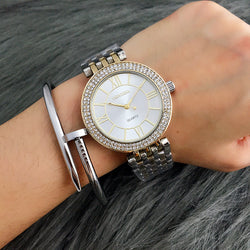 CONTENA Rose Gold Watch Women Watches Luxury Bracelet Women's Watches Rhinestone Ladies Watch Clock montre femme reloj mujer
